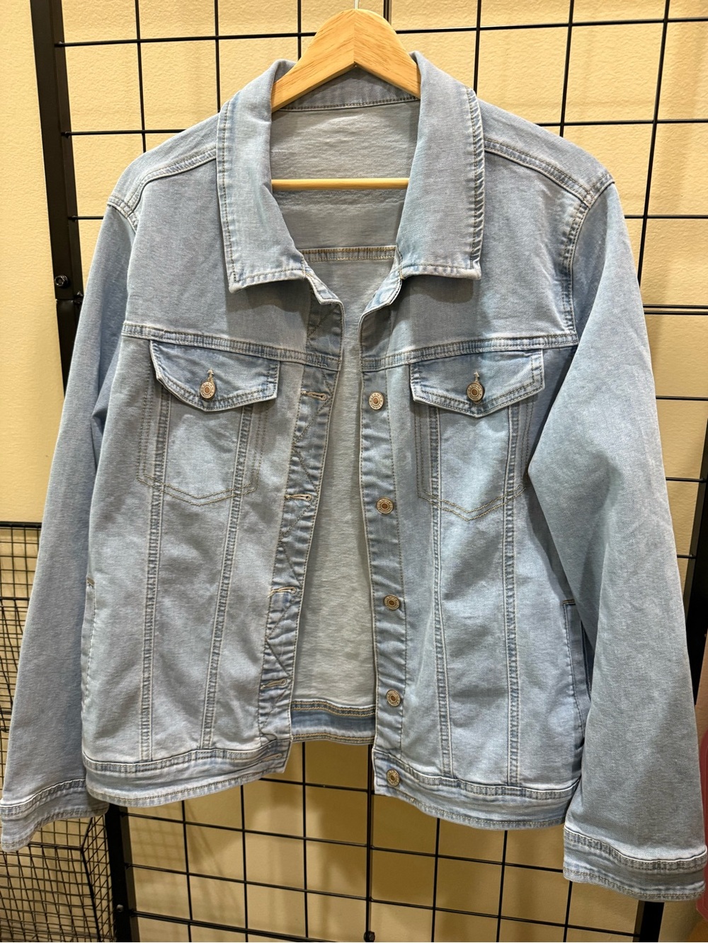 Light Wash Denim Jacket - Classic Blue